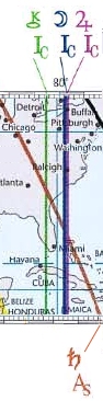 George W Bush ACG map - East Coast